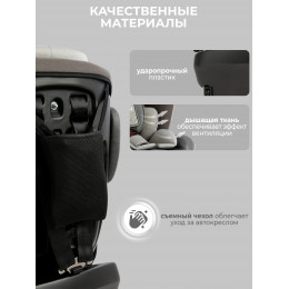 Автокресло группа 0123 (0-36) Sweet Baby Crosstour HB636 360 SPS Isofix Grey