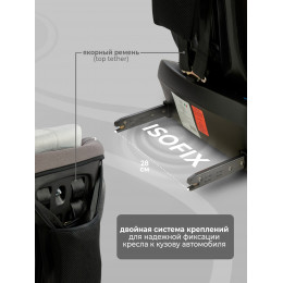 Автокресло группа 0123 (0-36) Sweet Baby Crosstour HB636 360 SPS Isofix Grey