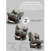 Автокресло группа 0123 (0-36) Sweet Baby Crosstour HB636 360 SPS Isofix Grey