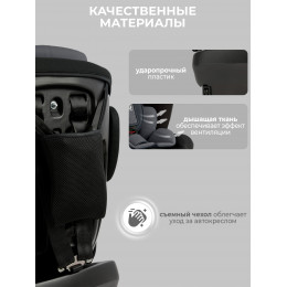 Автокресло группа 0123 (0-36) Sweet Baby Crosstour HB636 360 SPS Isofix Grey/Black