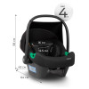 Автолюлька Sweet Baby Elegante Plus DK591 Black