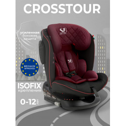 Автокресло группа 0123 (0-36) Sweet Baby Crosstour HB636 360 SPS Isofix Wine / Black
