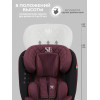Автокресло группа 0123 (0-36) Sweet Baby Crosstour HB636 360 SPS Isofix Wine / Black