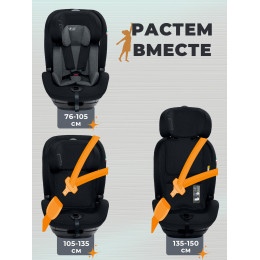 Автокресло Sweet Baby Gravity BH7613519 (О9) Black