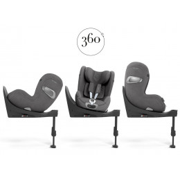 Автокресло Cybex Sirona T i-Size с базой isofix Base T Mirage Grey Plus