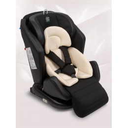 Автокресло детское AmaroBaby Favorite ISOFIX, 0+/1/2/3 чёрный/бежевый
