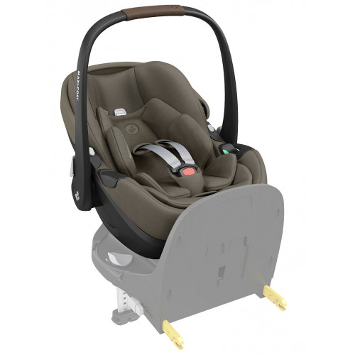 Автокресло Maxi-Cosi Pebble 360 Pro 0-13 кг с базой Family Fix 360 Prо 8052470111 Twillic Truffle/сер.беж (2024)