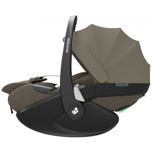Автокресло Maxi-Cosi Pebble 360 Pro 0-13 кг с базой Family Fix 360 Prо 8052470111 Twillic Truffle/сер.беж (2024)