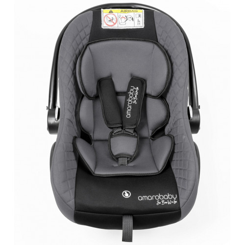 Автокресло AmaroBaby Baby comfort серый/черный