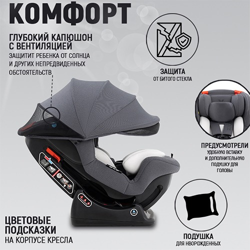 Автокресло Agex Voyage (0-25 кг), Black (Черный)