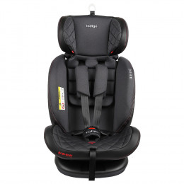 Автокресло Indigo Aero Isofix черный/красный