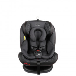 Автокресло Indigo Aero Isofix черный/красный