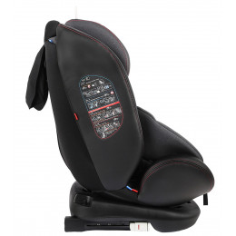 Автокресло Indigo Aero Isofix черный/красный
