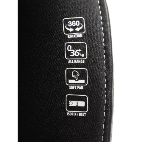 Автокресло AmaroBaby ST-3 Isofix 0-36 кг черный