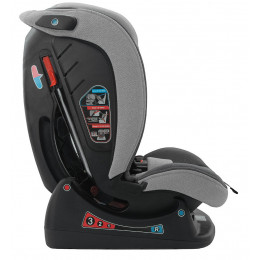 Автокресло Indigo Reflex 0-36 кг св.серый-серый