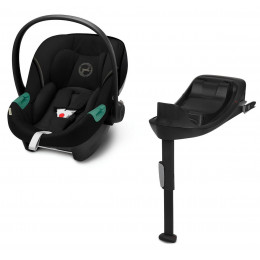 Автокресло Cybex Aton S2 i-Size с базой Base One Moon Black