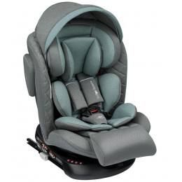 Автокресло Indigo Smart plus Isofix серый-зеленый