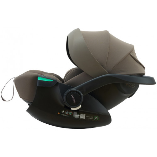 Автокресло Peppy Jet с поворотной базой Isofix коричневый