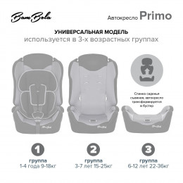 Автокресло Bambola Primo KRES4304 Графит соты