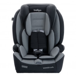 Автокресло Indigo Winner Isofix YB706B т.серый-св.серый