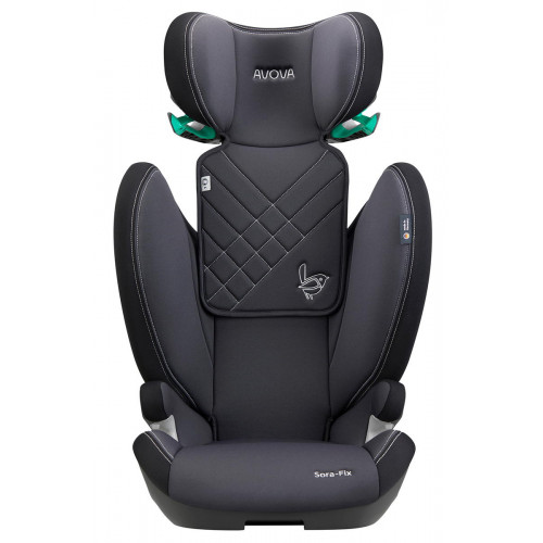 Автокресло Avova Sora Fix (15-36 кг, 100-150 см) Grey & Black