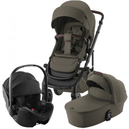 Коляска 3 в 1 Britax Roemer Smile 5Z LUX|Urban Olive + BABY-SAFE PRO Classic Deep Black