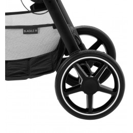 Коляска прогулочная Britax Roemer B-Agile R, Black Shadow / Brown (Черный / Коричневый бампер)