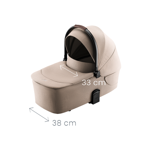 Люлька для прогулочной коляски Britax Roemer Rio Lux, Soft Taupe (Бежевый)
