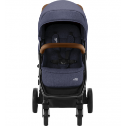 Коляска прогулочная Britax Roemer B-Agile R, Navy Ink / Brown (Синий / Коричневый бампер)