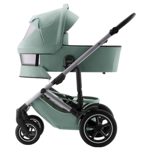 Коляска 3 в 1 Britax Roemer Smile 5Z, Jade Green (Зеленый) + Автокресло Britax Roemer Baby-Safe Pro (0-13 кг), Space Black (Черный)