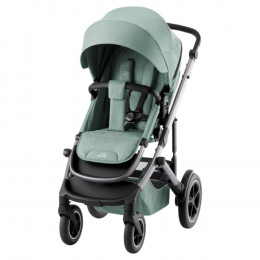 Коляска 3 в 1 Britax Roemer Smile 5Z, Jade Green (Зеленый) + Автокресло Britax Roemer Baby-Safe Pro (0-13 кг), Space Black (Черный)