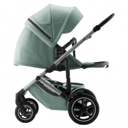 Коляска 3 в 1 Britax Roemer Smile 5Z, Jade Green (Зеленый) + Автокресло Britax Roemer Baby-Safe Pro (0-13 кг), Space Black (Черный)
