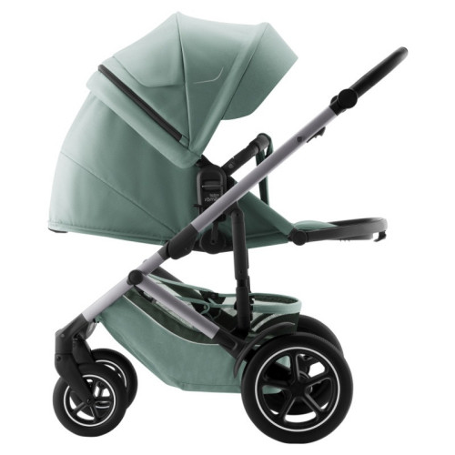 Коляска 3 в 1 Britax Roemer Smile 5Z, Jade Green (Зеленый) + Автокресло Britax Roemer Baby-Safe Pro (0-13 кг), Space Black (Черный)