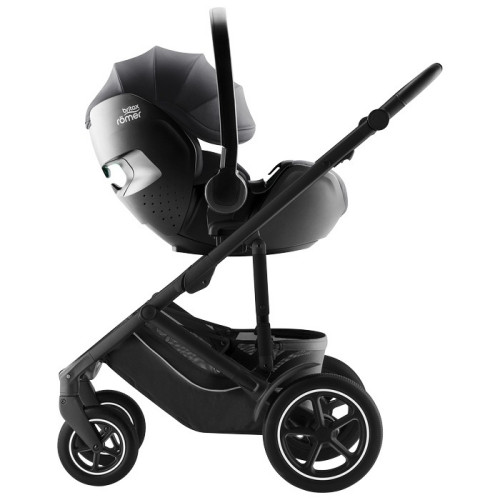 Коляска 3 в 1 Britax Roemer Smile 5Z, Jade Green (Зеленый) + Автокресло Britax Roemer Baby-Safe Pro (0-13 кг), Space Black (Черный)