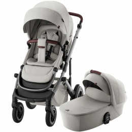 Коляска 3 в 1 Britax Roemer Smile 5Z LUX|Linen Grey + BABY-SAFE PRO Space Black