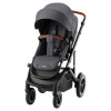 Коляска 3 в 1 Britax Roemer Smile 5Z, Midnight Grey (Темно-серый) + Автокресло Britax Roemer Baby-Safe Pro (0-13 кг), Space Black (Черный)