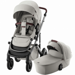 Коляска 2 в 1 Britax Roemer Smile 5Z Lux Collection, Linen Grey (Серый)