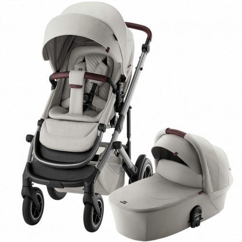 Коляска 2 в 1 Britax Roemer Smile 5Z Lux Collection, Linen Grey (Серый)