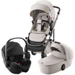 Коляска 3 в 1 Britax Roemer Smile 5Z LUX|Soft Taupe + BABY-SAFE PRO Classic Deep Black