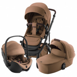 Коляска 3 в 1 Britax Roemer Smile 5Z Lux Collection, Warm Caramel (Коричневый) + Автокресло Baby-Safe Pro, Warm Caramel (Коричневый)