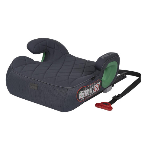 Автокресло-бустер QuickFix ISOFIX, группа 3 (135-150 см, 22-36 кг), (Indigo) (упак.4 шт.) (серый-серая сетка )