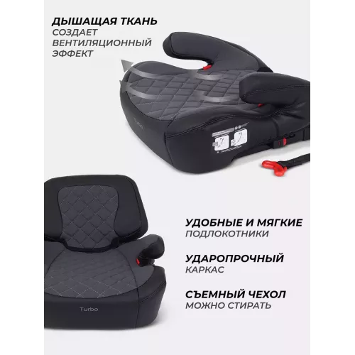 Автокресло Rant Turbo Pro Isofix 3 (22-36 кг) Grey