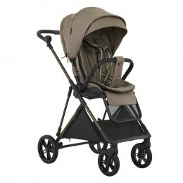 PITUSO коляска детская CARBON RX (прогулочная) Tuareg Beige/рама carbon gold/PU