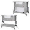 Приставная кроватка-манеж Carrello Aria 3 в 1 CRL-16401 Silver Grey