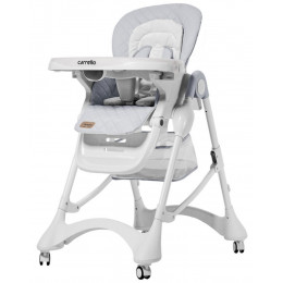 Стульчик для кормления Carrello Caramel CRL-9501/3, Cloud Grey (Серый)
