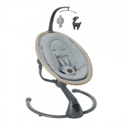 Шезлонг-качалка Maxi-Cosi Cassia SWG, в цвете Beyond Grey Eco ECO