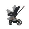 Коляска 2 в 1 Cybex Priam III шасси Matt Black, Mountain Blue (Синий)