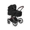 Коляска 2 в 1 Cybex Priam III KK One Love шасси Rose Gold, KK One Love (Коричневый с рисунком)