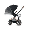 Коляска 2 в 1 Cybex Priam III KK One Love шасси Rose Gold, KK One Love (Коричневый с рисунком)