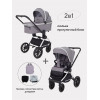 Коляска 2 в 1 MowBaby Tilda, Black (Черный)